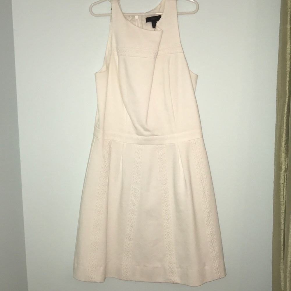 J crew formal white dress